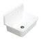 Gourmetier GKTA3020198 30-Inch Solid Surface Top-Mount Kitchen Sink with Backsplash, Matte White GKTA3020198 - alternate 1